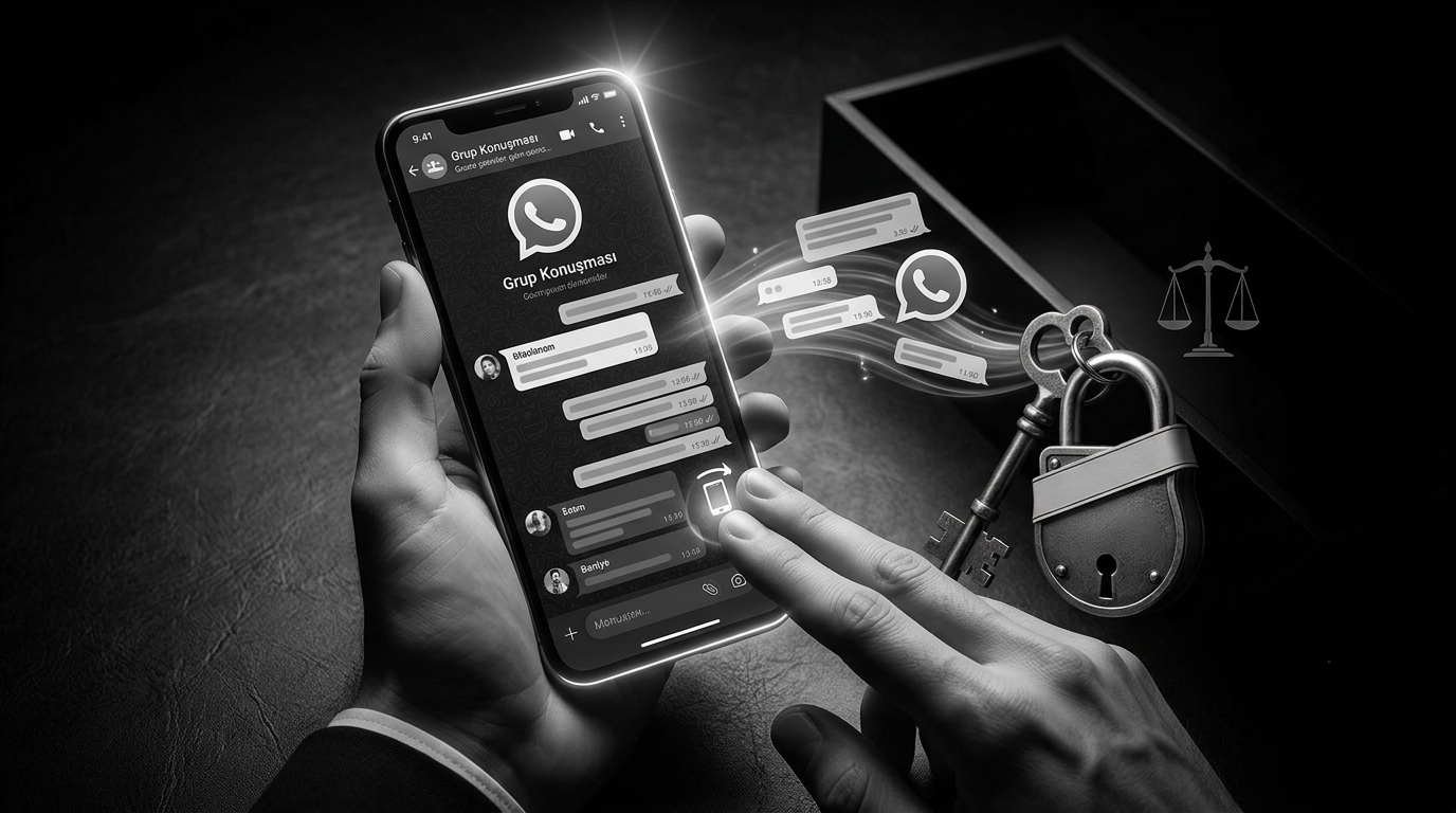 WhatsApp Gruplarında "Ekran Görüntüsü (Screenshot)" Alıp Başkasına Atmak Suç mu?